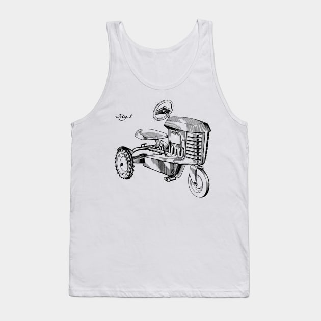 Toy Tractor Tank Top by DogfordStudios